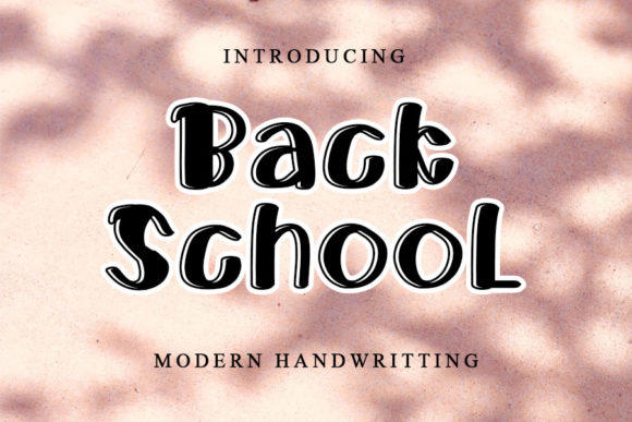 Back School Font Review for Web Design
