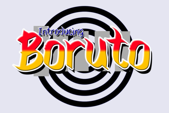 Boruto Display Font for Editorial Design