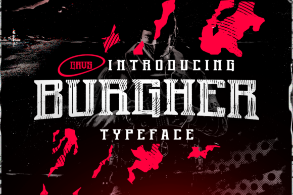 Burgher: A Bold Display Font for Handmade Creations