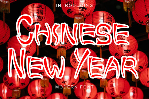 Chinese New Year Font for Digital Branding and Web Design