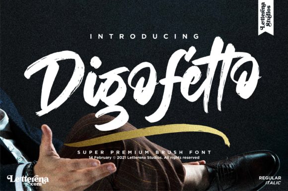 Digofetto: A Playful Display Font for Digital Creatives