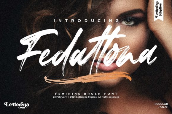 Fedattona: A Trendy Display Font for Handmade Creations
