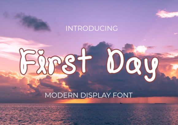 First Day Font for Modern Marketing and Design