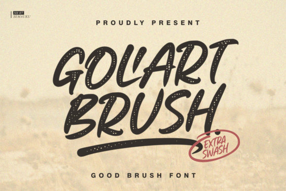 Goliart Brush: A Hand-Drawn Font for Editorial Elegance