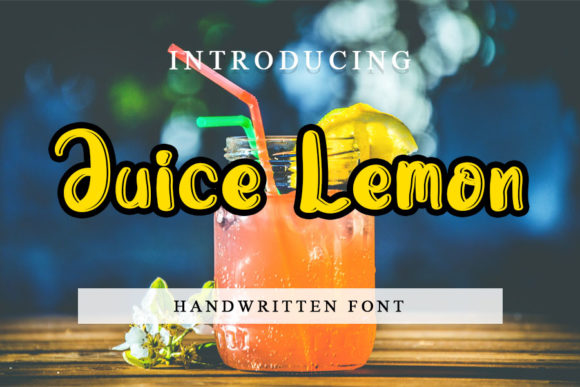 Juice Lemon: A Playful Display Font for Creative Brands