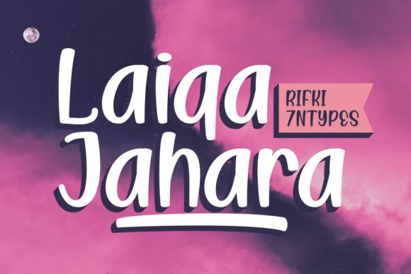 Laiqa Jahara: A Display Font That Elevates Branding