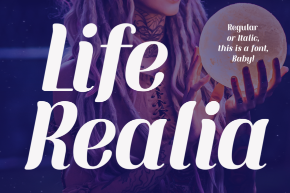 Life Realia: A Modern Font for Professional Branding