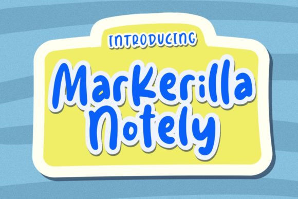 Markerilla Notely: A Versatile Display Font for Editorial Design