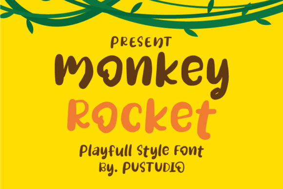 Monkey Rocket: A Fresh Display Font for Editorial Design