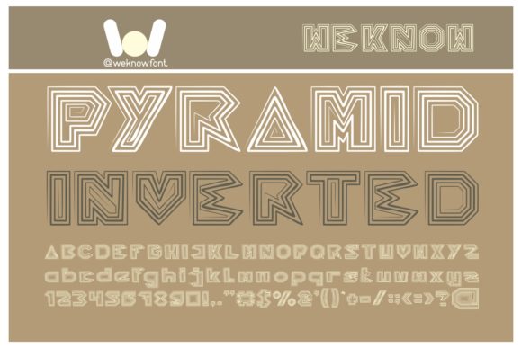 Pyramid Inverted: A Bold Display Font for Campaign Creativity