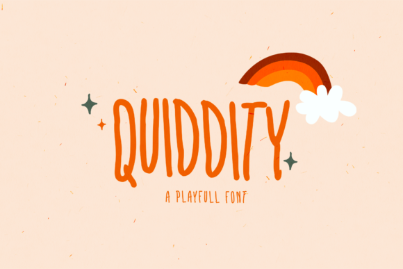 Quiddity: A Playful Display Font for Eye-Catching Campaigns
