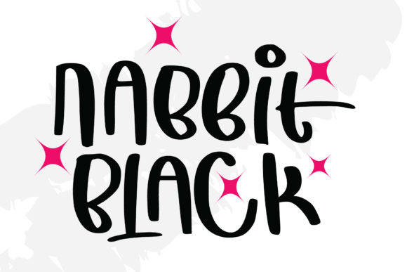 Rabbit Black: A Playful Display Font for Digital Projects