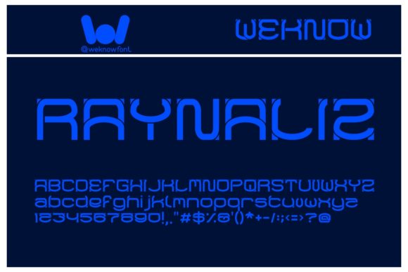 Raynaliz: A Cool Display Font for Your Brand’s Visual Makeover