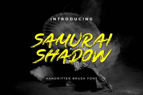 Samurai Shadow: A Bold Display Font for Digital Branding