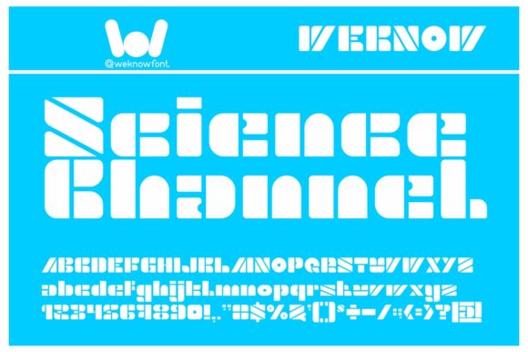 Science Channel Font for Bold Digital Design