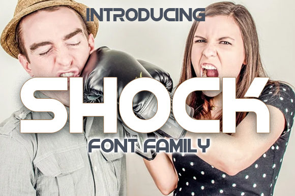 Shock Font for Bold Digital Branding