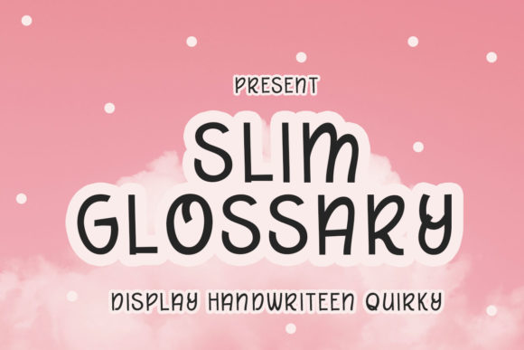 Slim Glossary Font for Eye-Catching Design