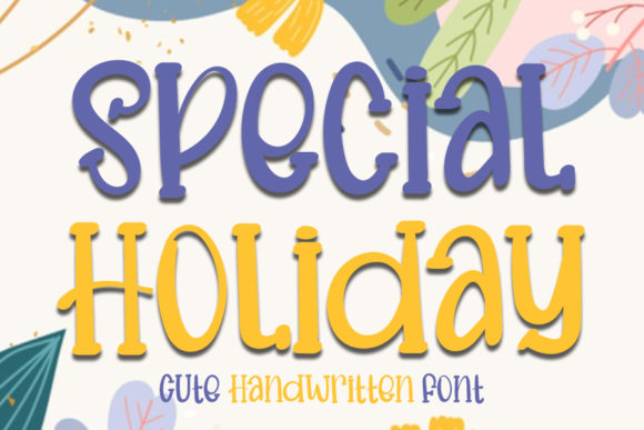 Special Holiday Font for Handmade Creations