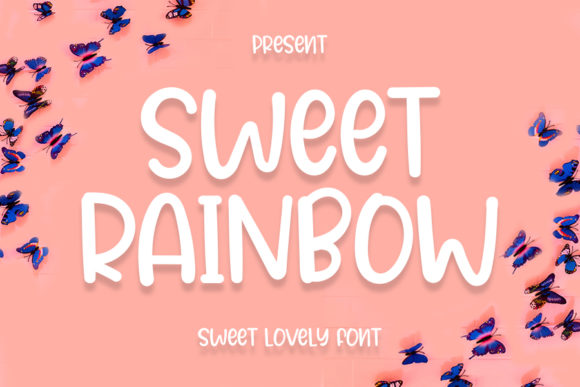 Sweet Rainbow Font for Web Design