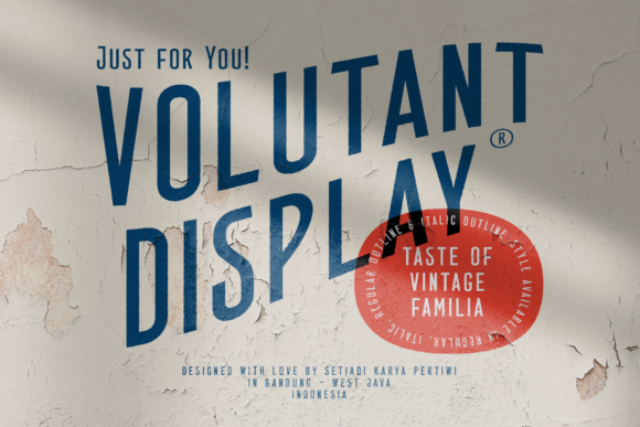 Volutant Font for Bold Web Design